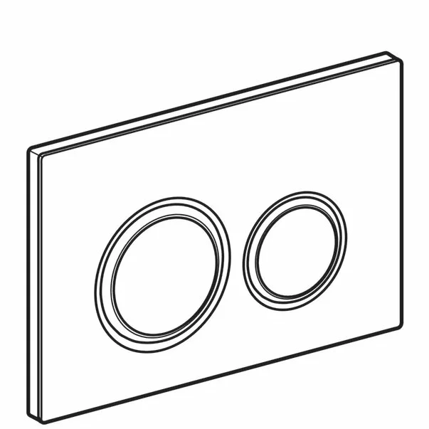 Clapeta de actionare Geberit Sigma21 aspect beton/inel crom [1]