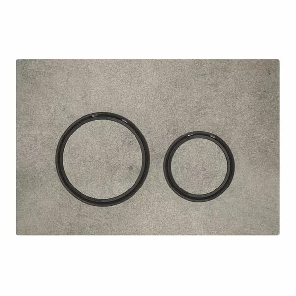 Clapete de actionare - Clapeta de actionare Geberit Sigma21 aspect beton/inel negru