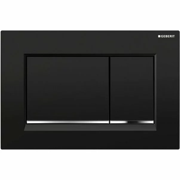 Clapete de actionare - Clapeta de actionare Geberit Sigma30 negru crom lucios