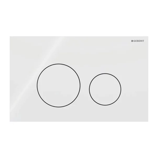 Baie - Clapeta de actionare Geberit Sigma40 Slim alb finisaj lucios