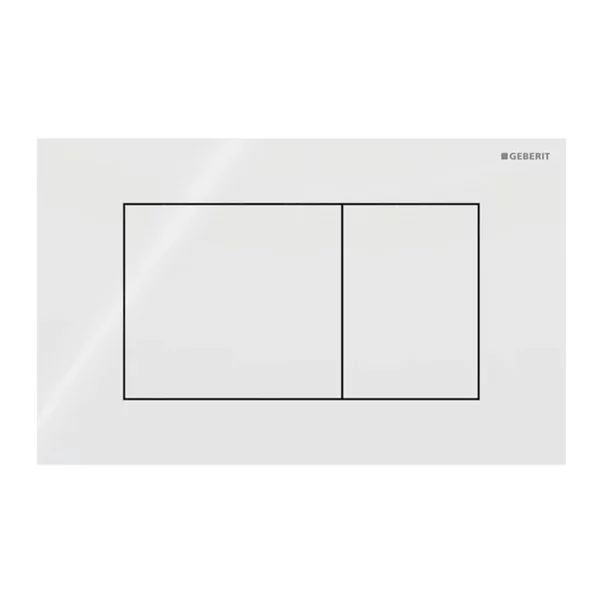 Clapete de actionare - Clapeta de actionare Geberit Sigma40 Slim alb finisaj lucios