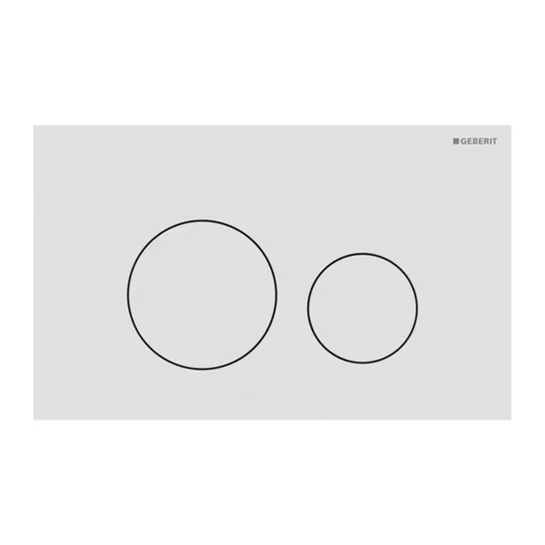 Clapete de actionare - Clapeta de actionare Geberit Sigma40 Slim alb finisaj mat