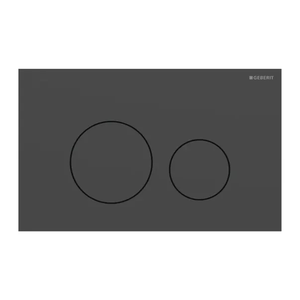 Baie - Clapeta de actionare Geberit Sigma40 Slim negru finisaj mat
