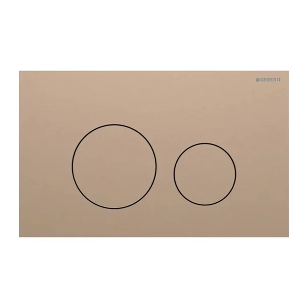 Clapete de actionare - Clapeta de actionare Geberit Sigma40 Slim rosu-auriu finisaj periat