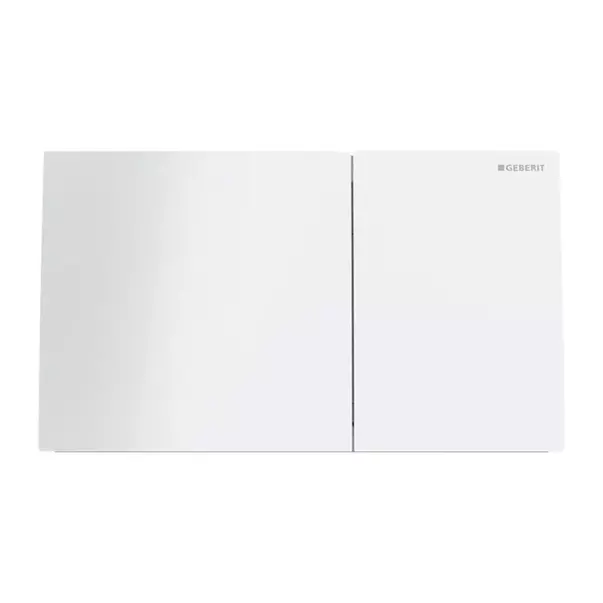Clapete de actionare - Clapeta de actionare Geberit Sigma70 sticla alba finisaj lucios