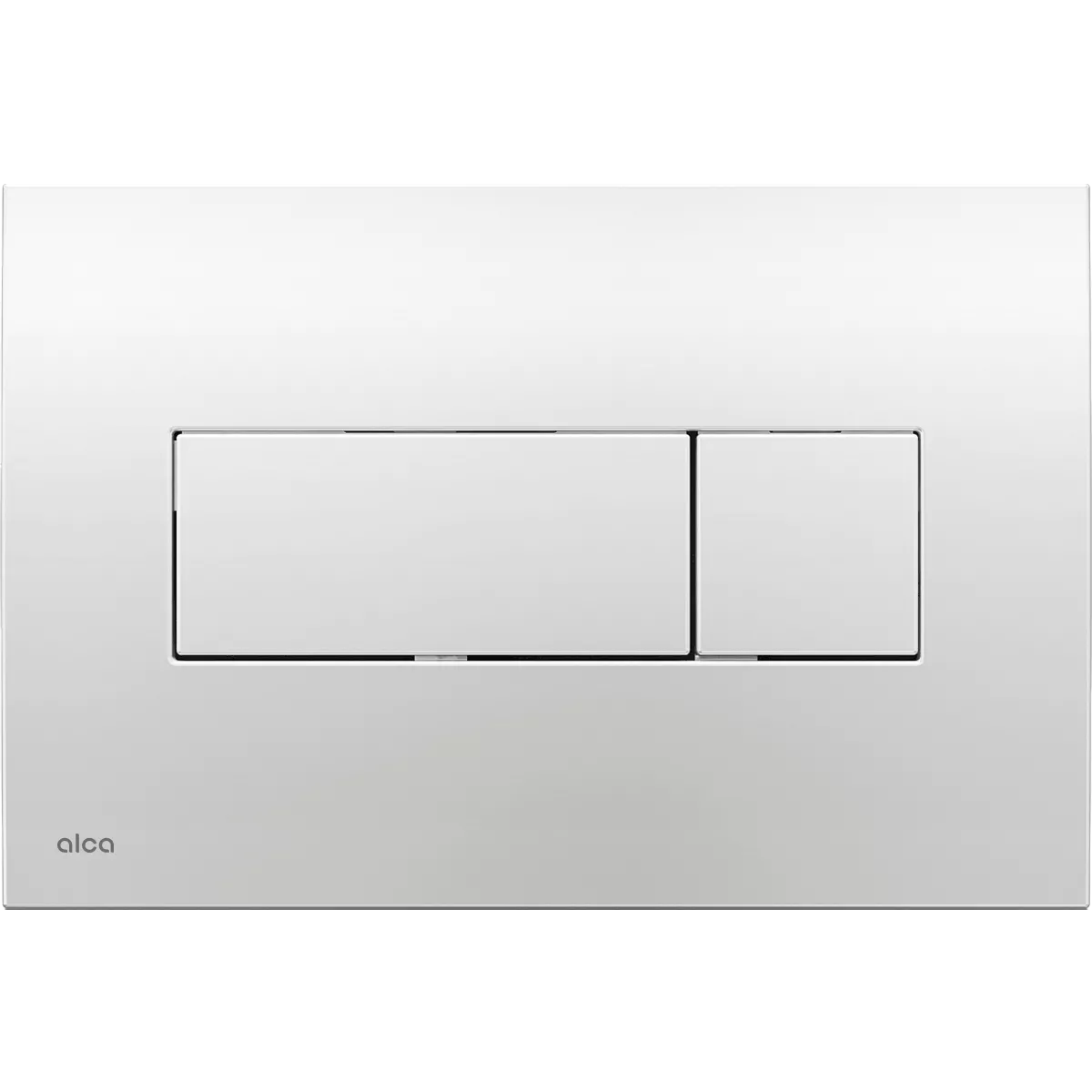Clapete de actionare - Clapeta WC Alca Basic, dubla, orizontala, 165 x 247 mm, ABS, lucios, crom, M371