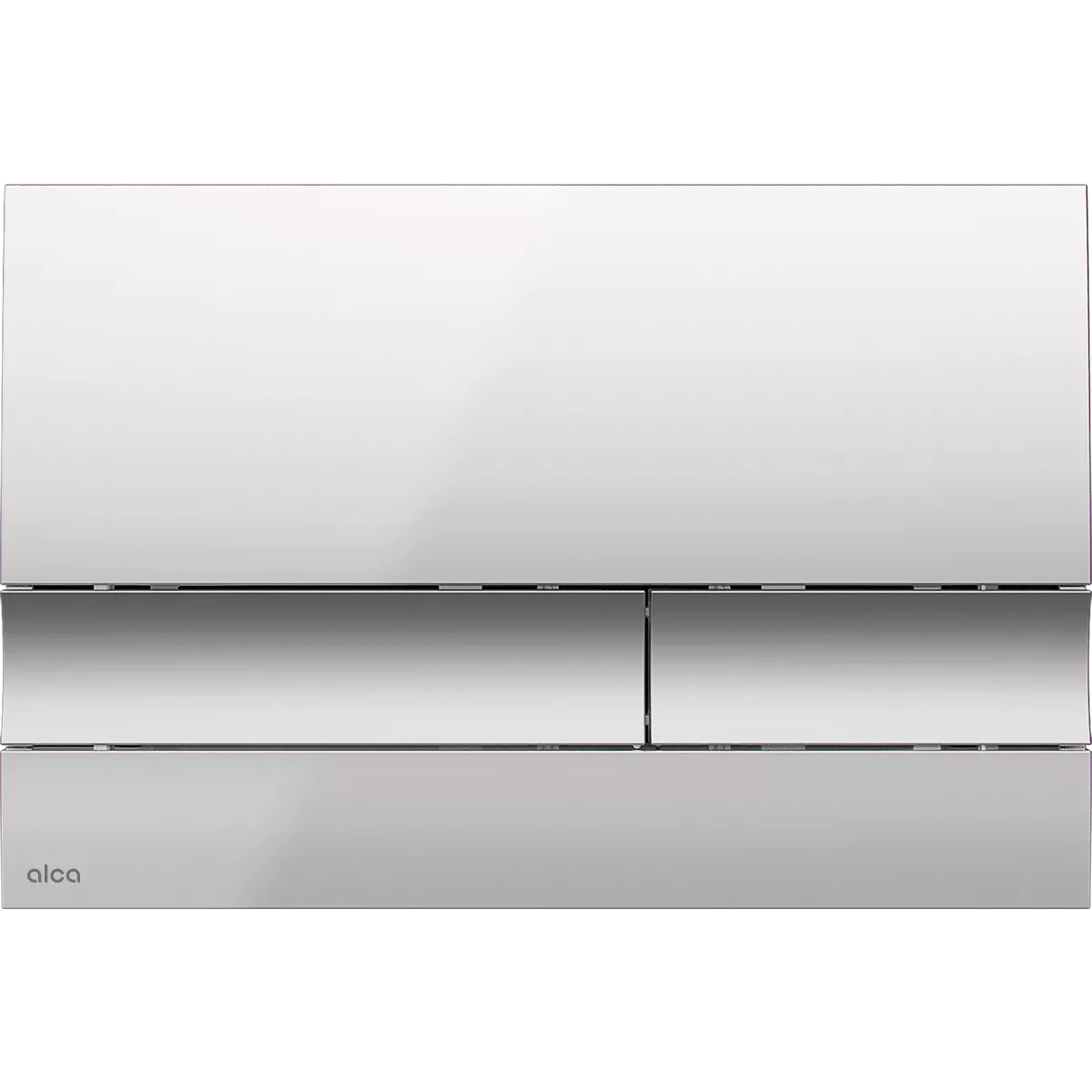 Clapete de actionare - Clapeta WC Alca Basic, dubla, orizontala, 165 x 247 mm, ABS, mat, crom, M1722