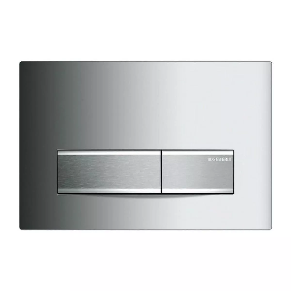Clapete de actionare - Clapeta WC Geberit Sigma50, dubla, 246 x 164 mm, orizontala, zinc, lucios, crom, 115.788.21.5