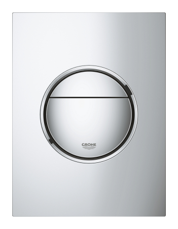 Baie - Clapeta WC Grohe 37601000, 130 mm, 172 mm, functie eco, verticala, incastrat pentru tip rezervor, Crom