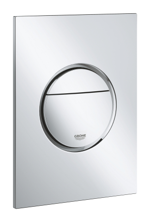 Clapeta WC Grohe 37601000, 130 mm, 172 mm, functie eco, verticala, incastrat pentru tip rezervor, Crom [1]