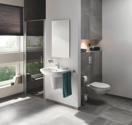 Clapeta WC Grohe 37601000, 130 mm, 172 mm, functie eco, verticala, incastrat pentru tip rezervor, Crom [7]