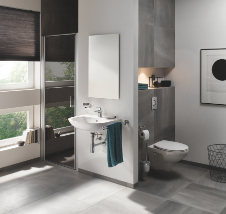 Clapeta WC Grohe 37601000, 130 mm, 172 mm, functie eco, verticala, incastrat pentru tip rezervor, Crom [4]