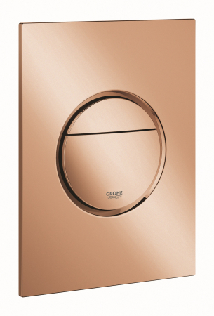 Clapeta WC Grohe 37601DA0, Nova Cosmo, S, dubla, 130 x 172 mm, verticala, lucios, cupru [1]