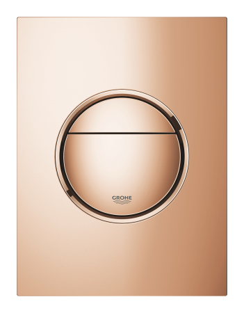 Clapete de actionare - Clapeta WC Grohe 37601DA0, Nova Cosmo, S, dubla, 130 x 172 mm, verticala, lucios, cupru