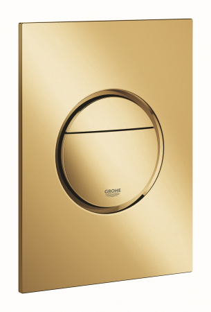 Clapeta WC Grohe 37601GL0, 130 mm, 172 mm, functie eco, verticala, incastrat pentru tip rezervor, Auriu [1]