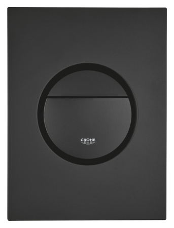 Clapete de actionare - Clapeta WC Grohe 37601KF0, Nova Cosmo S, dubla, verticala, 172 x 130 mm, ABS, mat, negru
