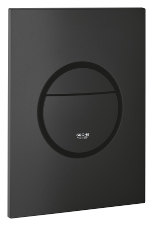 Clapeta WC Grohe 37601KF0, Nova Cosmo S, dubla, verticala, 172 x 130 mm, ABS, mat, negru [1]