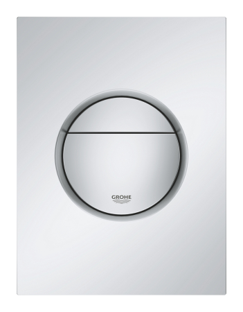 Clapete de actionare - Clapeta WC Grohe 37601P00, Nova Cosmo S, dubla, verticala, 172 x 130 mm, ABS, mat, crom