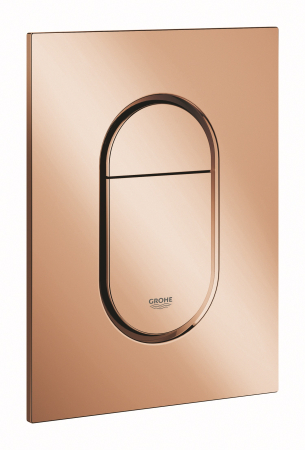 Clapeta WC Grohe 37624DA0, Arena Cosmopolitan, S, dubla, 130 x 172 mm, verticala, lucios, cupru [1]