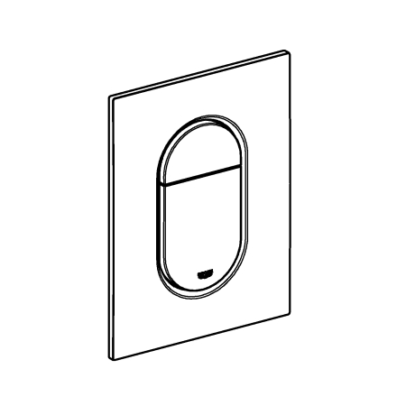 Clapeta WC Grohe 37624DA0, Arena Cosmopolitan, S, dubla, 130 x 172 mm, verticala, lucios, cupru [2]