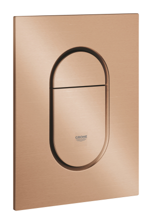 Clapeta WC Grohe 37624DL0, Arena Cosmo, S, dubla, 130 x 172 mm, verticala, mat, cupru [1]