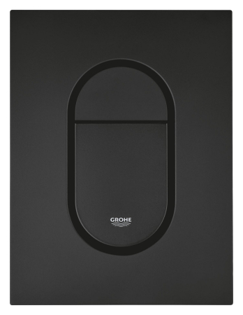 Clapete de actionare - Clapeta WC Grohe 37624KF0, Arena Cosmo S, dubla, verticala, 130 x 172 mm, plastic, mat, negru