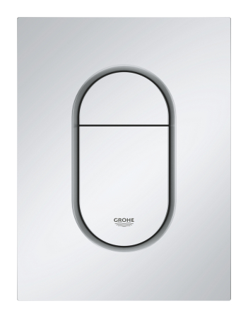 Toalete - Clapeta WC Grohe 37624P00, Arena Cosmo S, dubla, verticala, 172 x 130 mm, ABS, mat, crom