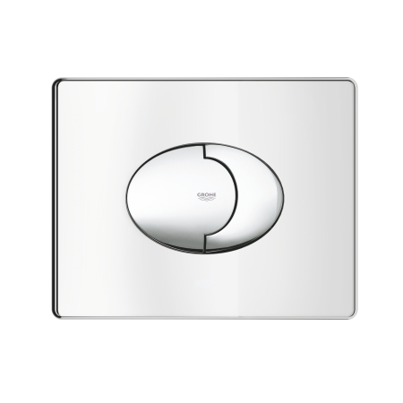 Baie - Clapeta WC Grohe 38506000, 156 mm, 197 mm, functie eco, orizontala, incastrat pentru tip rezervor, Crom