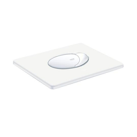 Clapeta WC Grohe 38506SH0, Skate Air, dubla, 156 x 197 mm, orizontala, plastic, alb [2]