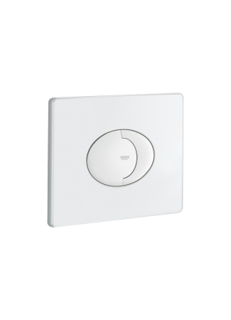 Clapeta WC Grohe 38506SH0, Skate Air, dubla, 156 x 197 mm, orizontala, plastic, alb [1]
