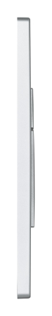 Clapeta WC Grohe 38732BR0, Skate Cosmo, dubla, 156 x 197 mm, verticala, anti-amprenta, ABS, mat, crom [5]