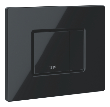 Clapeta WC Grohe 38732KV0, Skate Cosmo, dubla, verticala, 197 x 156 mm, ABS, lucios, negru [3]