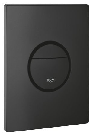 Clapeta WC Grohe 38765KF0, Nova Cosmopolitan, verticala, dubla, 156 x 197 mm, ABS, mat, negru [1]