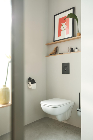 Clapeta WC Grohe 38765KF0, Nova Cosmopolitan, verticala, dubla, 156 x 197 mm, ABS, mat, negru [7]
