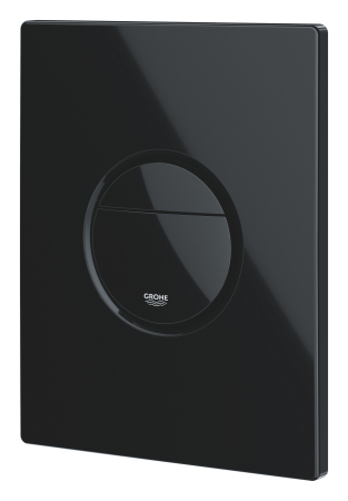 Clapeta WC Grohe 38765KV0, Nova Cosmo, dubla, verticala, 197 x 156 mm, ABS, lucios, negru [2]