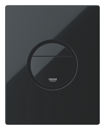 Toalete - Clapeta WC Grohe 38765KV0, Nova Cosmo, dubla, verticala, 197 x 156 mm, ABS, lucios, negru