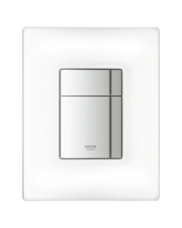 Toalete - Clapeta WC Grohe 38845MF0, Skate Cosmo, dubla, verticala, 197 x 156 mm, sticla, crom