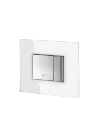 Clapeta WC Grohe 38845MF0, Skate Cosmo, dubla, verticala, 197 x 156 mm, sticla, crom [5]