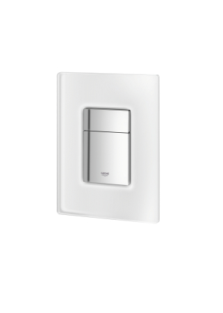 Clapeta WC Grohe 38845MF0, Skate Cosmo, dubla, verticala, 197 x 156 mm, sticla, crom [3]