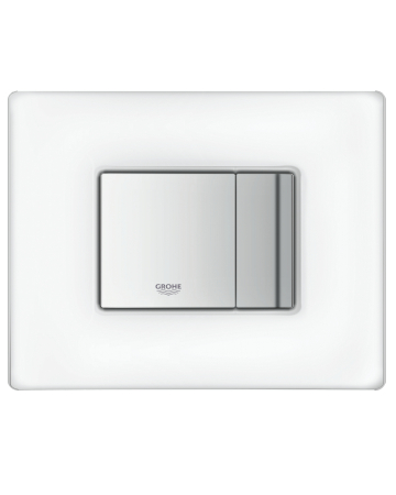 Clapeta WC Grohe 38845MF0, Skate Cosmo, dubla, verticala, 197 x 156 mm, sticla, crom [1]