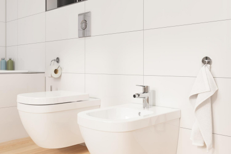 Clapeta WC Grohe 38965000, 156 mm, 197 mm, functie eco, verticala, incastrat pentru tip rezervor, Crom [4]