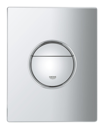 Baie - Clapeta WC Grohe 38965000, 156 mm, 197 mm, functie eco, verticala, incastrat pentru tip rezervor, Crom