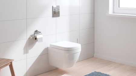 Clapeta WC Grohe 38966000, 156 mm, 197 mm, functie eco, verticala, orizontala, incastrat pentru tip rezervor, Crom [6]