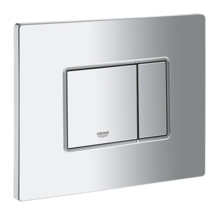 Clapeta WC Grohe 38966000, 156 mm, 197 mm, functie eco, verticala, orizontala, incastrat pentru tip rezervor, Crom [3]