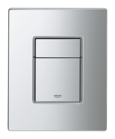 Clapeta WC Grohe 38966000, 156 mm, 197 mm, functie eco, verticala, orizontala, incastrat pentru tip rezervor, Crom [4]