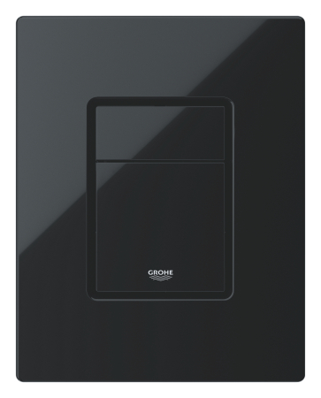 Toalete - Clapeta WC Grohe 38966KV0, Even, dubla, verticala, 197 x 156 mm, ABS, lucios, negru