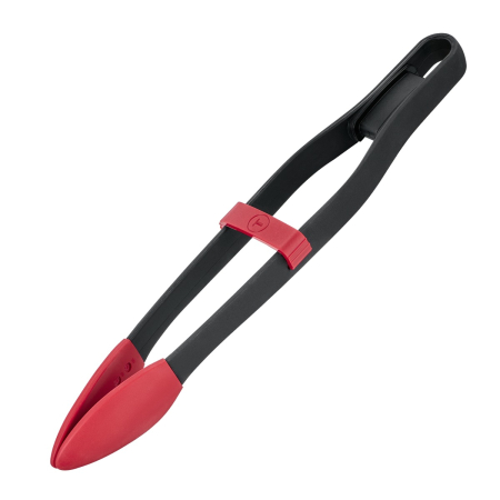 Cleste de bucatarie Tefal Ingenio+ K1991334, silicon, rezistent la temperaturi inalte, compatibilitate cu masina de spalat vase, negru & rosu [9]