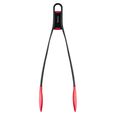 Cleste de bucatarie Tefal Ingenio+ K1991334, silicon, rezistent la temperaturi inalte, compatibilitate cu masina de spalat vase, negru & rosu [5]