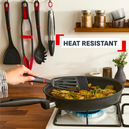 Cleste de bucatarie Tefal Ingenio+ K1991534, inox, rezistent la temperaturi inalte, compatibilitate cu masina de spalat vase, argintiu & negru [3]