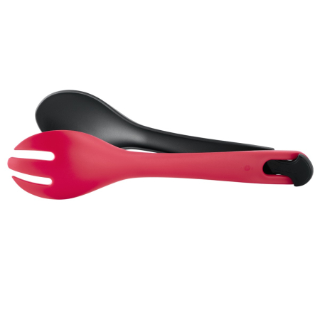Cleste pentru salata Tefal Ingenio+ K1991434, plastic, sistem de blocare, design stivuibil, compatibilitate cu masina de spalat vase, negru & rosu [12]